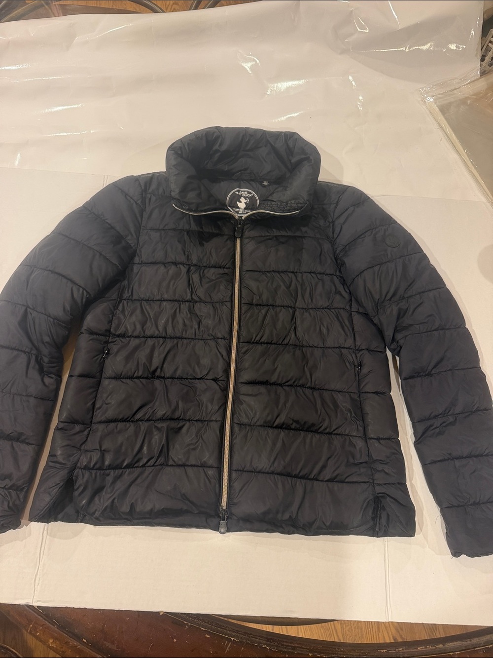 Save The Duck Black Quilted Puffer Jacket - Women's Lightweight Coat
